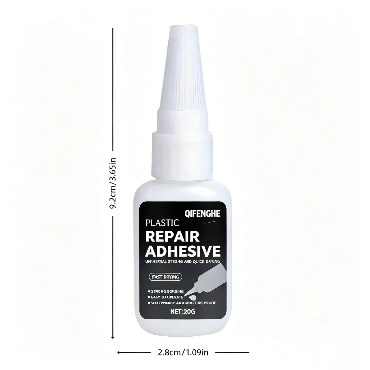 Plastic Repair Adhesive – Fast-Drying Strong Bond Liquid Glue Plastic Repair Adhesive QXL