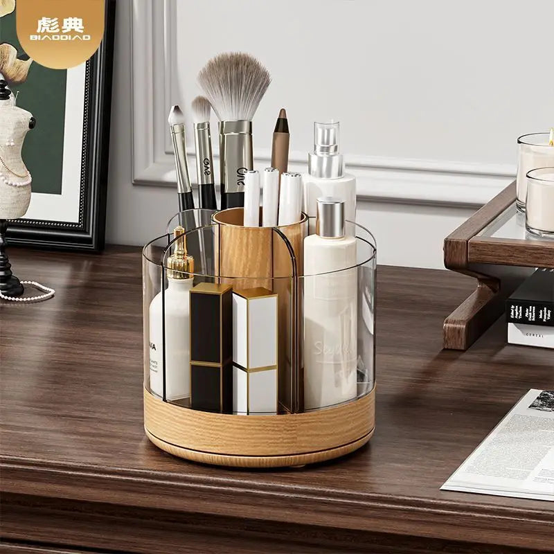 360° Rotating Makeup Organizer | Acrylic Brush & Lipstick Holder Makeup Organizer QXL