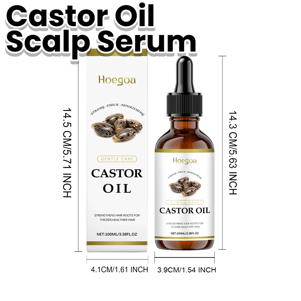 HOEGOA Natural Scalp Serum & Plant Extract Hair Essence Oil Hair Essence Oil QXL Deep Conditioning