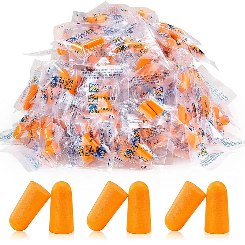 20-Pack Soft Foam Earplugs | Sleep, Travel & Noise Reduction Foam Earplugs QXL onesize