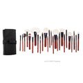 26-Pc Goat Hair Makeup Brush Set | Pro Foundation & Eye Kit Makeup Brush Set QXL 26pcs with Bag