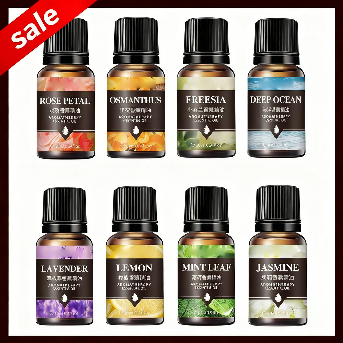 10ml Fragrance Essential Oils | Lavender Rose Lemon & More Fragrance Essential Oil QXL