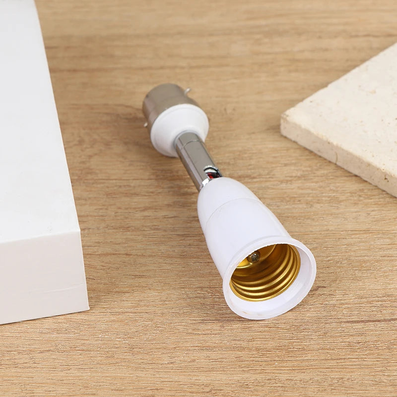 B22 to E27/E26 Socket Adapter | 90° Rotatable Light Converter Light Socket Adapter QXL