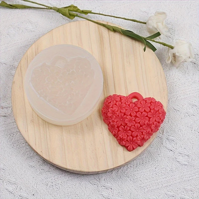 Lavender Silicone Mold | DIY Aromatherapy Plaster & Candle Mold Silicone Craft Mold QXL