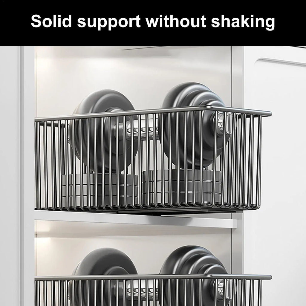 Metal Pull-Out Under Sink Organizer | Cabinet Storage Basket Cabinet Pull-Out Organizer QXL