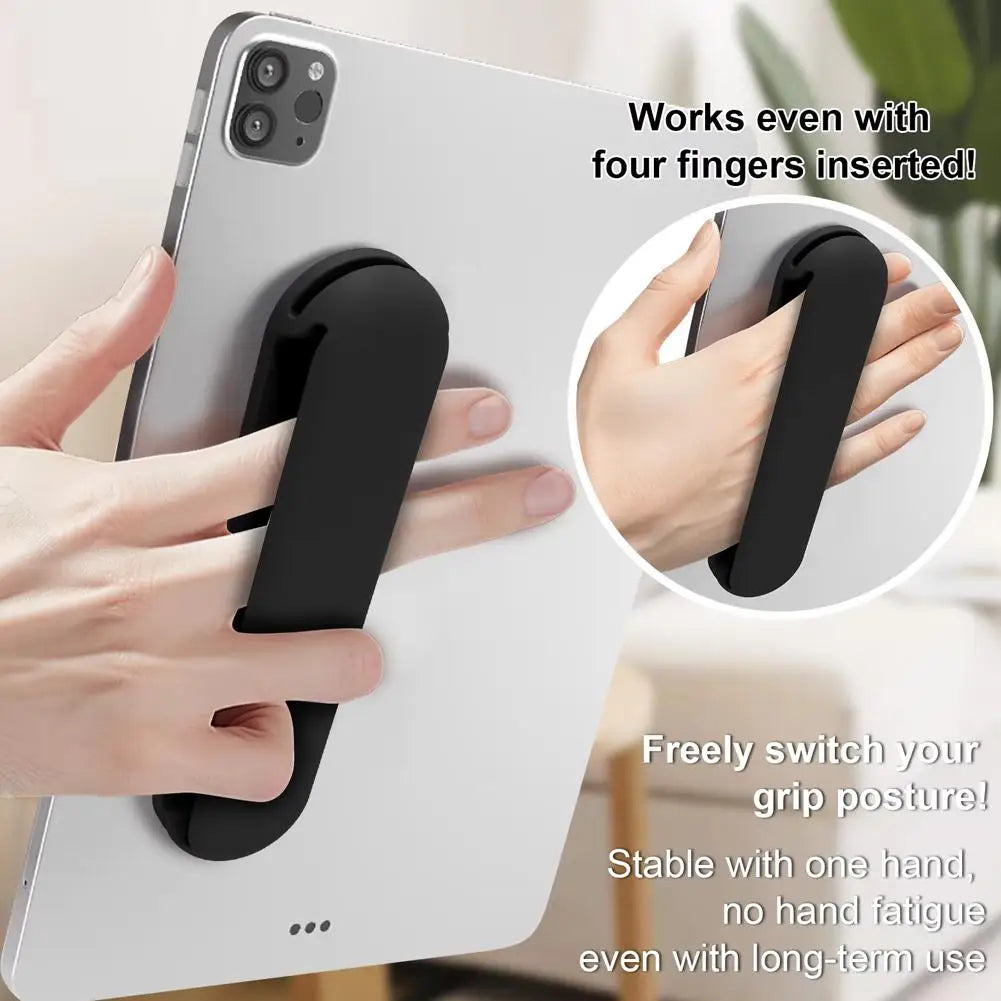 Silicone Tablet Wrist Strap Stand | Anti-Slip Single-Hand Grip Tablet Wrist Strap Stand QXL