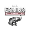 3D Metal Fishing Car Emblem Badge | SUV, Truck, Boat Sticker Car Emblem Badge QXL Silver