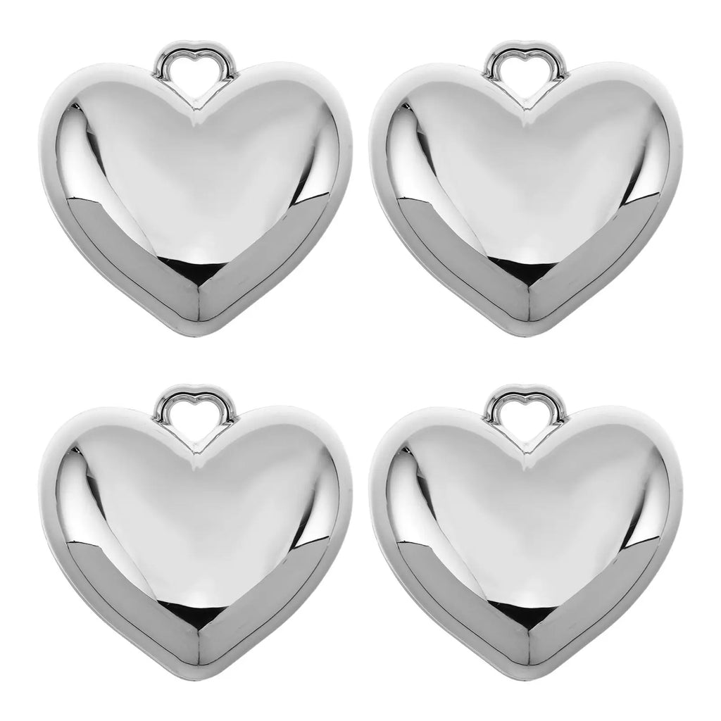 4-Pack Heart Empty Refillable Makeup Palette with Mirror Empty Makeup Palette QXL
