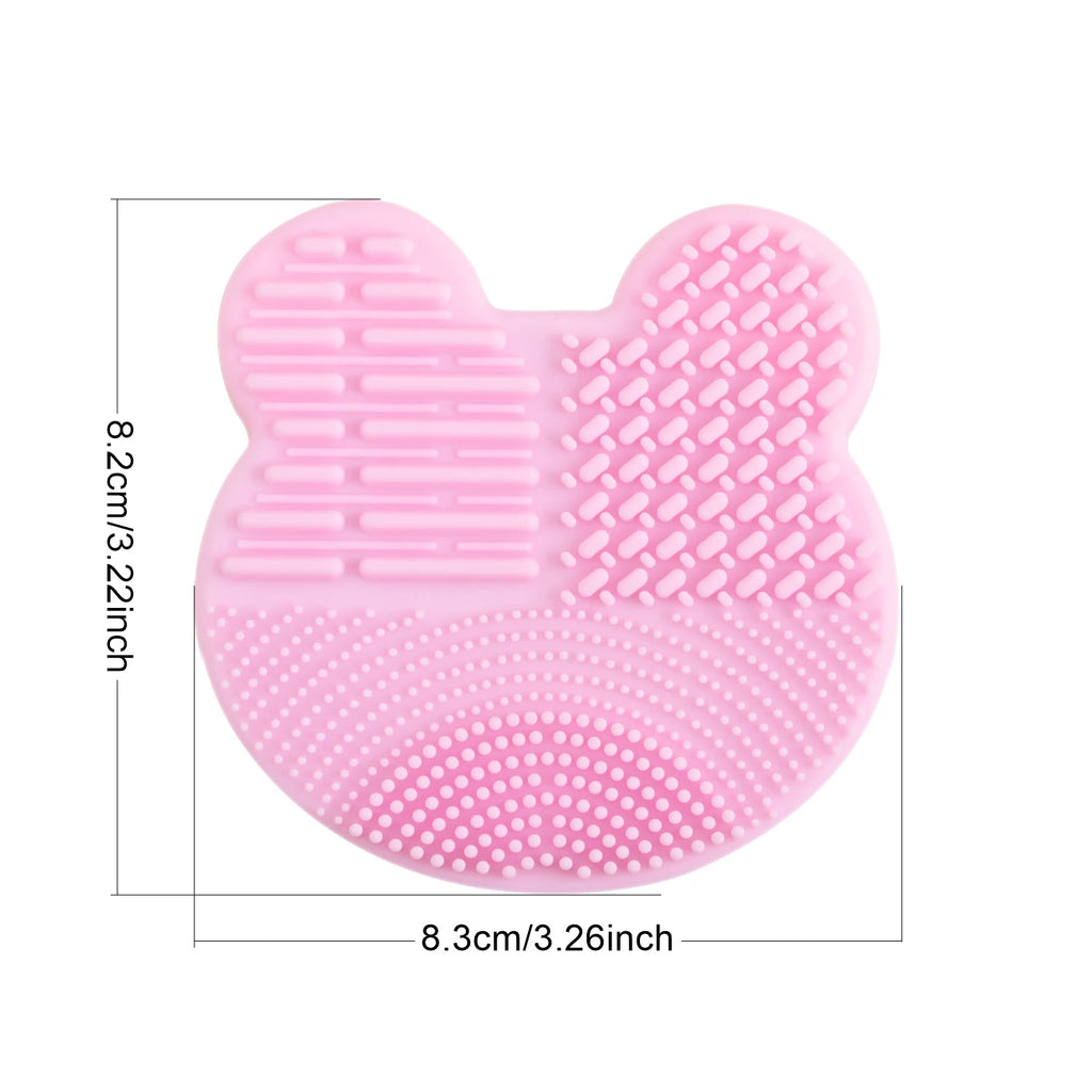 Bear-Shaped Silicone Makeup Brush Cleaner | Ronshadow Brush Cleaning Tool QXL