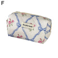 Large Quilted Makeup Bag & Cosmetic Organizer for Women Cosmetic Organizer Bag QXL B Star anise bun