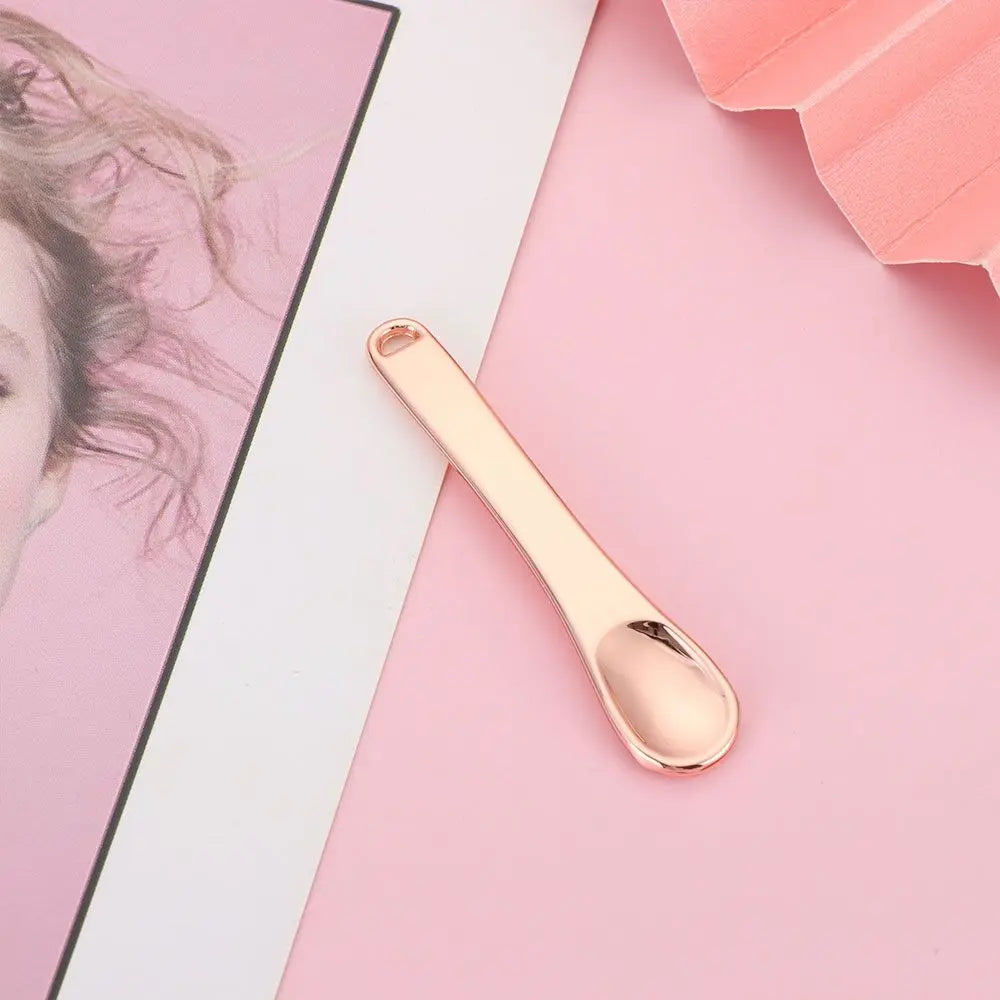 Mini Metal Cosmetic Scoop Spoon | Reusable Makeup & Skincare Tool Cosmetic Scoop Spoon QXL