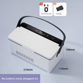 Portable Insulin Medicine Cold Storage Box | Car & Home Medicine Cold Storage Box QXL White no battery EU Plug