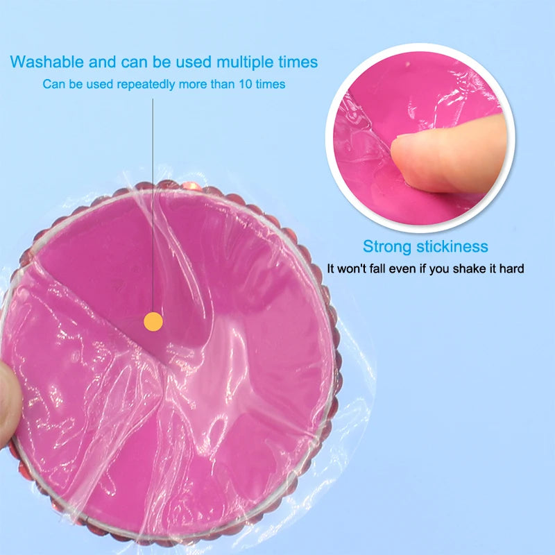 Tassel Sequin Nipple Pasties | Reusable Self-Adhesive Cover Nipple Pasties QXL