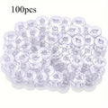 Transparent Plastic Bobbins for Sewing Machine | Clear Spools Sewing Machine Bobbin QXL 100pcs