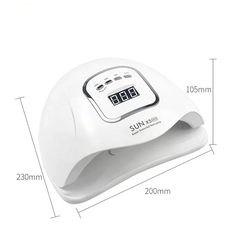 LED MAX 45-LED UV Nail Curing Lamp | Gel Polish Dryer UV LED Nail Lamp QXL