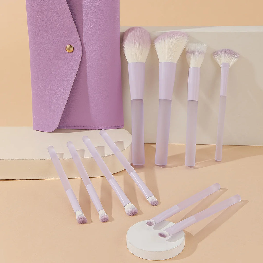 10-Piece Candy Makeup Brush Set | Powder, Eye & Lip Brushes Makeup Brush Set QXL