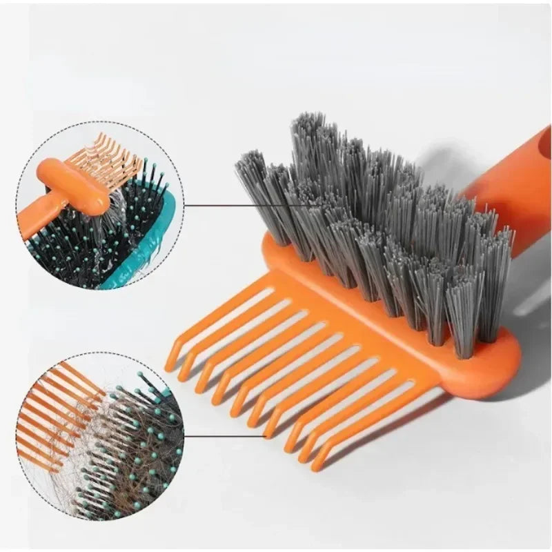 2-in-1 Hairbrush Cleaner Comb Rake Tool | Home & Salon Hairbrush Cleaner Tool QXL