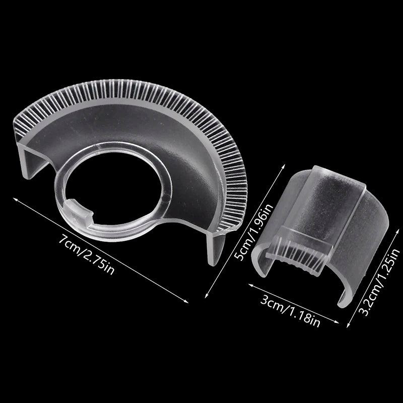 Clamp Chuck & Cover for 90° Electric Elbow Engraving Polisher Engraver Replacement Part QXL Transparent