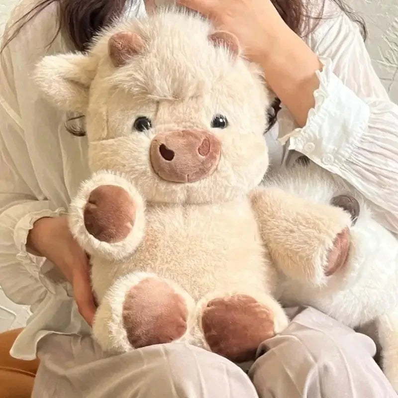 Cute Calf Pig Stuffed Animal Plush Toy 17.7" Soft Pillow Gift Stuffed Plush Toy QXL