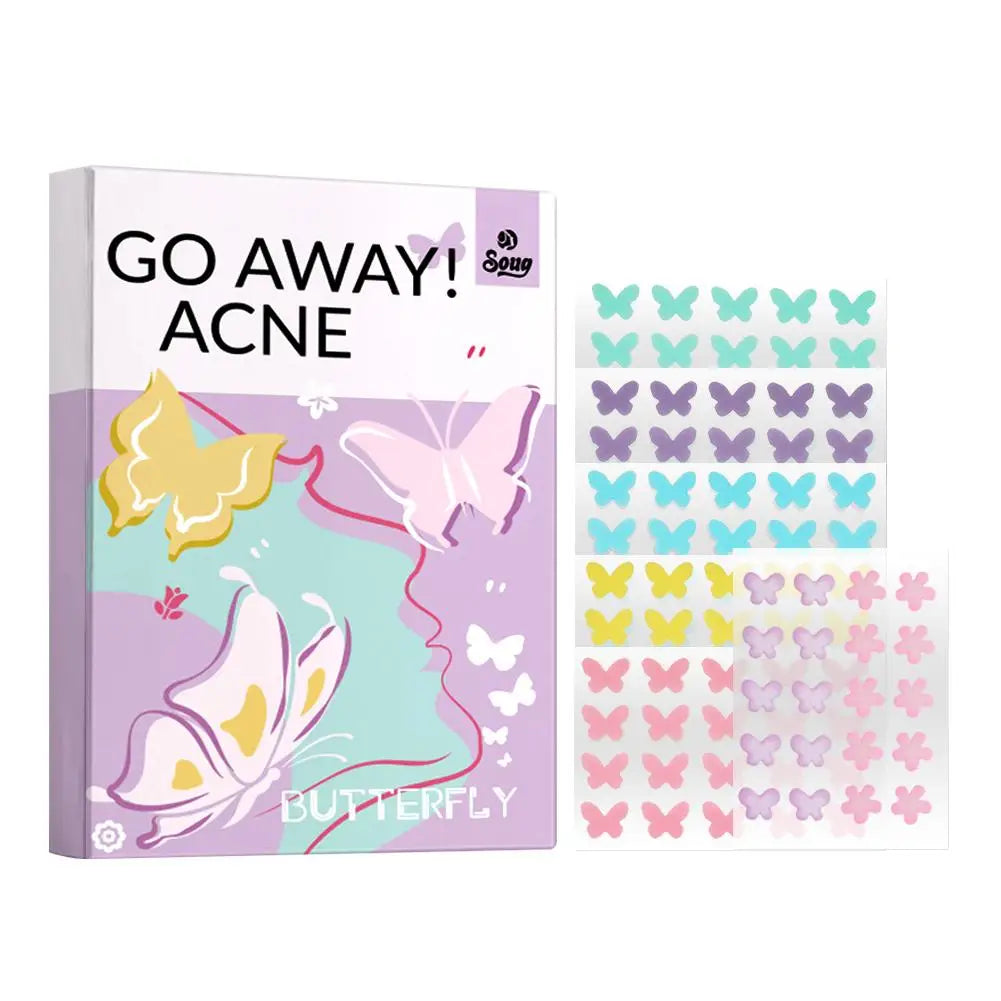 120-Pack Butterfly Blemish Spot Patches | Ultra-Thin 0.1mm Blemish Spot Patch QXL MIX CN
