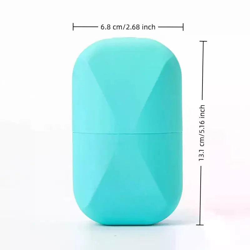Silicone Ice Roller Face Massager | Cooling Skin Care Tool Facial Ice Roller QXL