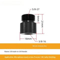 Mic Stand Thread Adapter 5/8 to 1/4 & 3/8 Inch | Aluminum Mic Stand Adapter QXL 04