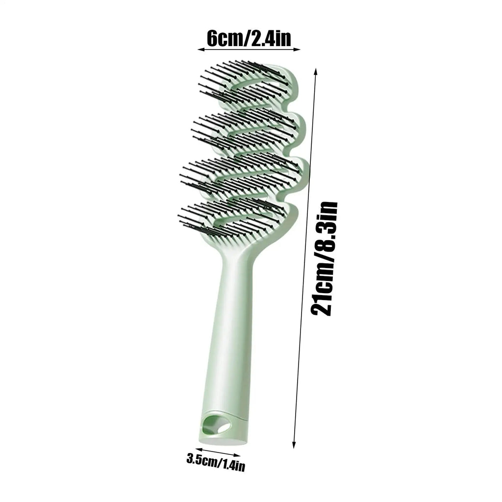 Detangling Hair Brush for Curly, Thick & Wet Hair | Salon Comb Detangling Hair Brush QXL