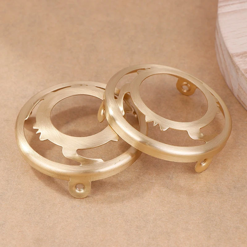 Brass Lampshade Ring Holder E27 E14 Screw Socket Connector Lampshade Ring Holder QXL