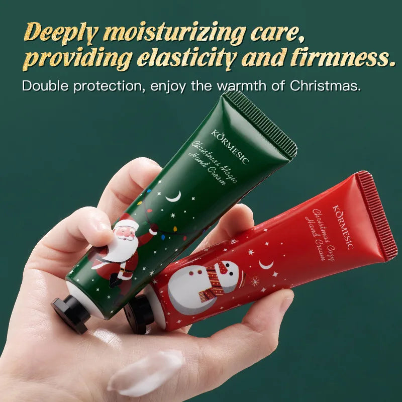 Christmas Hand Cream & Lip Balm Gift Set | Shea Butter Duo Skincare Gift Set QXL