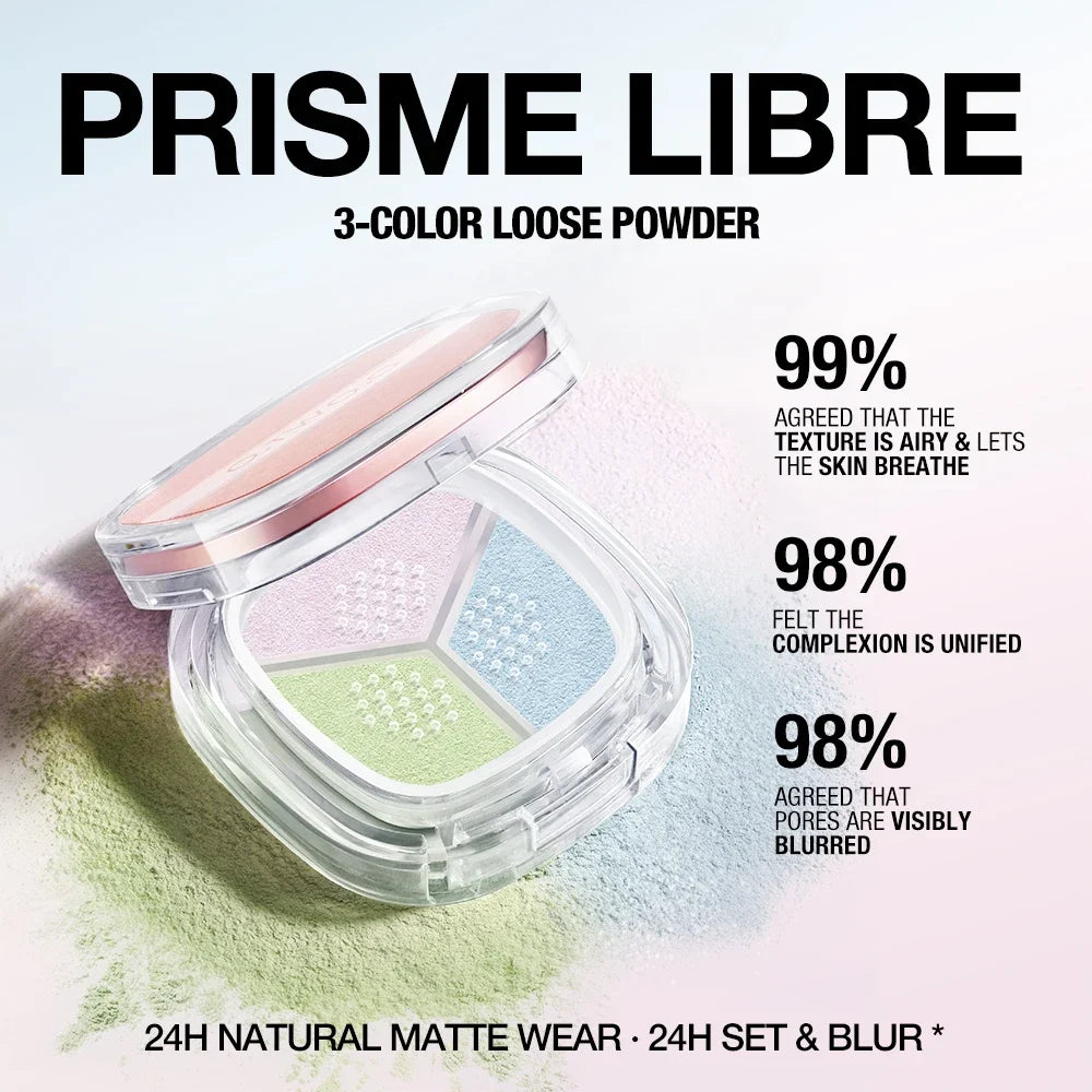 O.TWO.O Invisible Pore Setting Powder | Oil Control Matte Finish Loose Setting Powder QXL