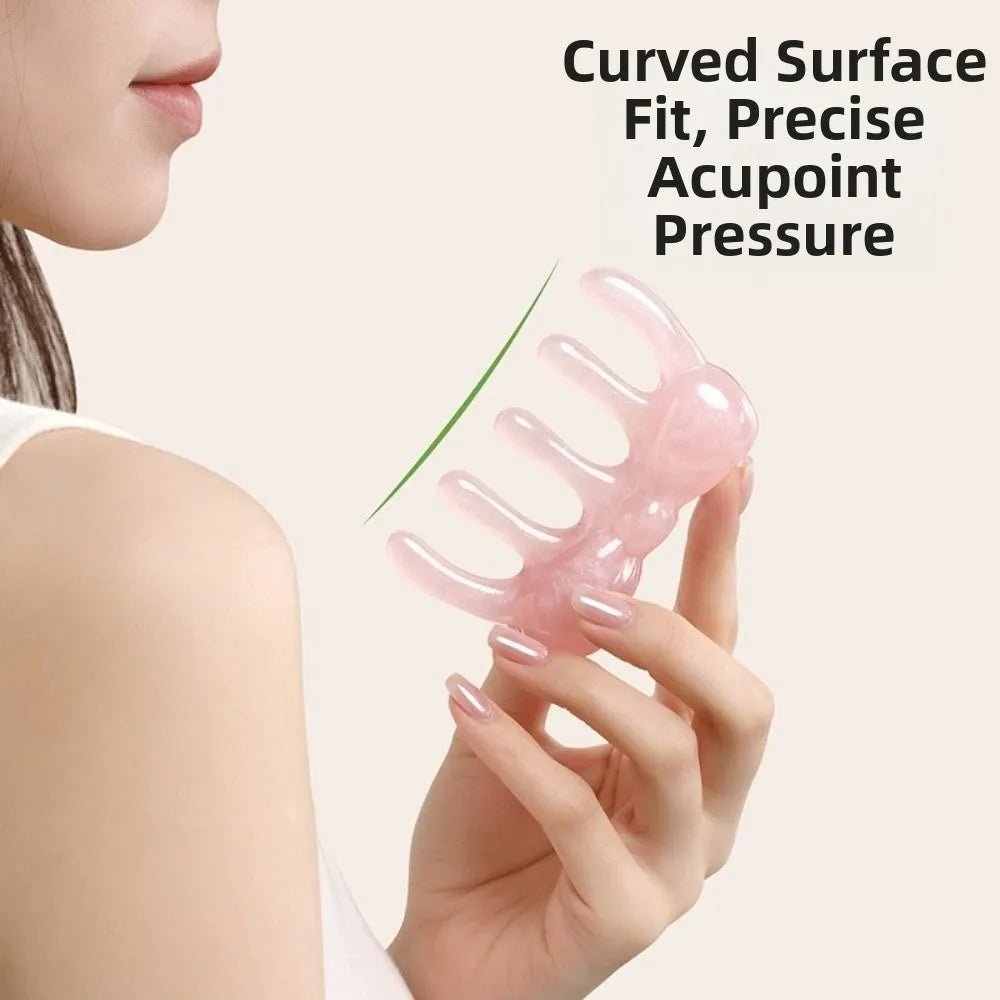 Pink Anti-Static Massage Comb | Hair & Facial Tool Massage Hair Comb QXL