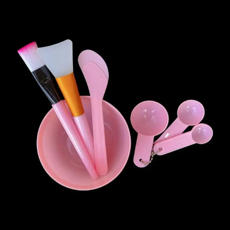 7-Piece DIY Face Mask Mixing Kit – Bowl, Spatula & Brushes Face Mask Mixing Kit QXL A1