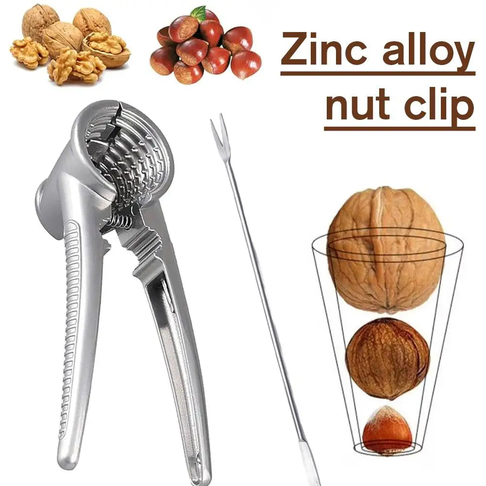 Zinc Alloy Nutcracker with Pick | Walnut Pecan Cracker Tool Nutcracker Tool QXL