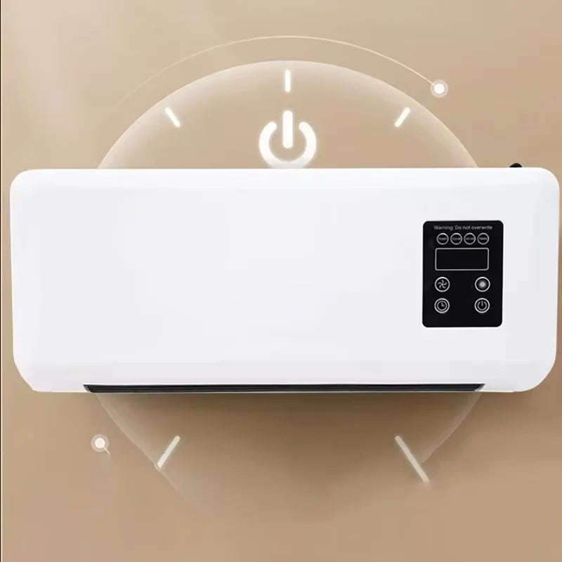 Dreamburgh 1500W Wall-Mount Fan Heater | Split Unit Remote Wall Mount Fan Heater QXL