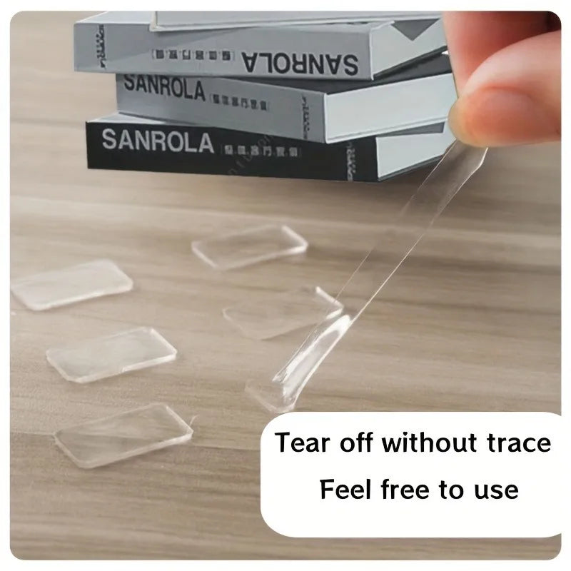 Clear Nano Double-Sided Mounting Tape Strips | 60/32 Pack Mounting Tape Strips QXL