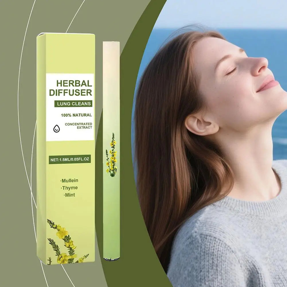 Mullein Herbal Aromatherapy Breathing Stick | 1 or 3 Pack Aromatherapy Inhaler Stick QXL