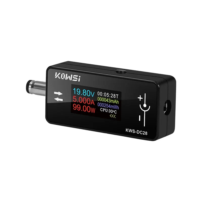 KWS-DC28 DC Volt Ammeter | Color Screen 5525 Interface Tester DC Voltage Tester QXL KWS-DC28