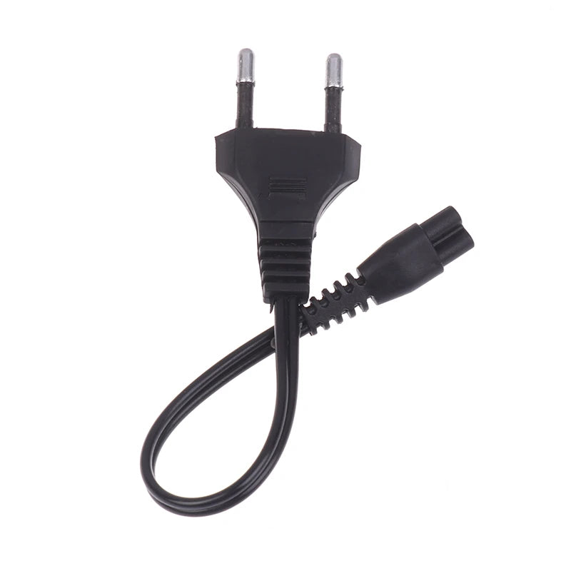 EU Plug Double-Hole Flashlight Charging Cable 220V/110V Flashlight Charger Cable QXL