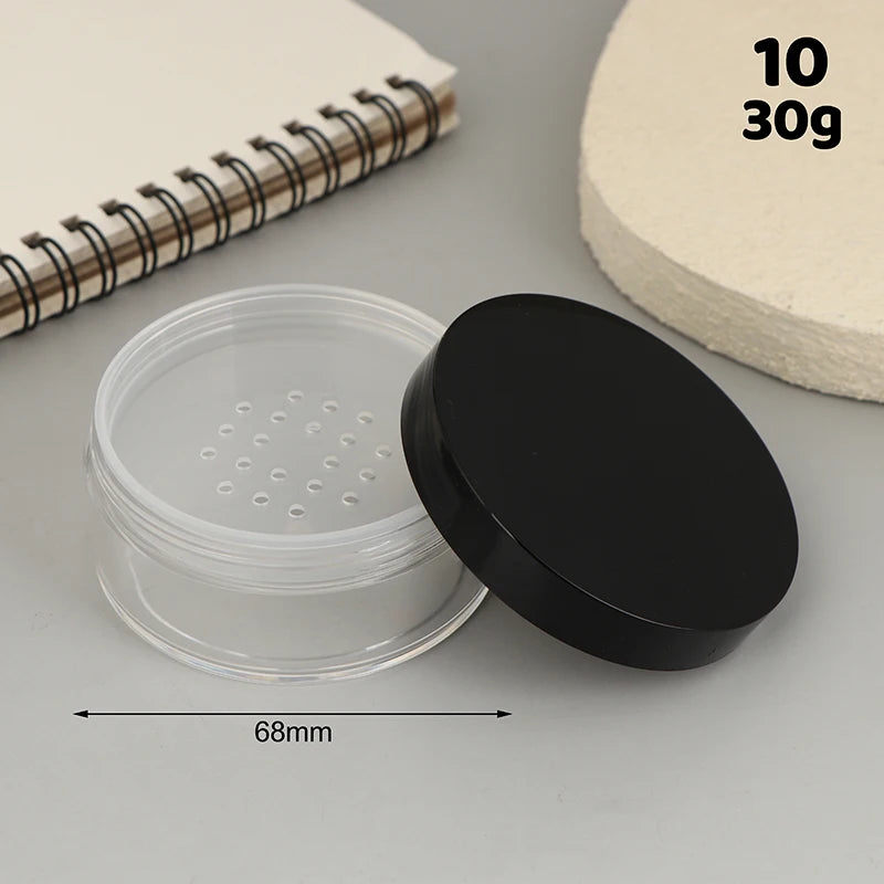 Rotating Sifter Loose Powder Jar 5–30g | Empty Refillable Loose Powder Jar QXL 10