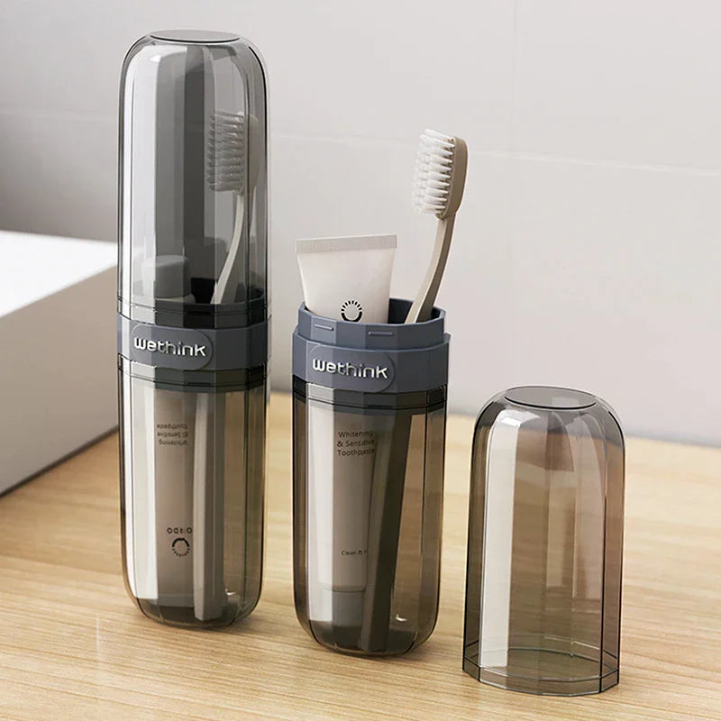 Portable Travel Toothbrush Case & Toothpaste Storage Box Travel Toothbrush Case QXL