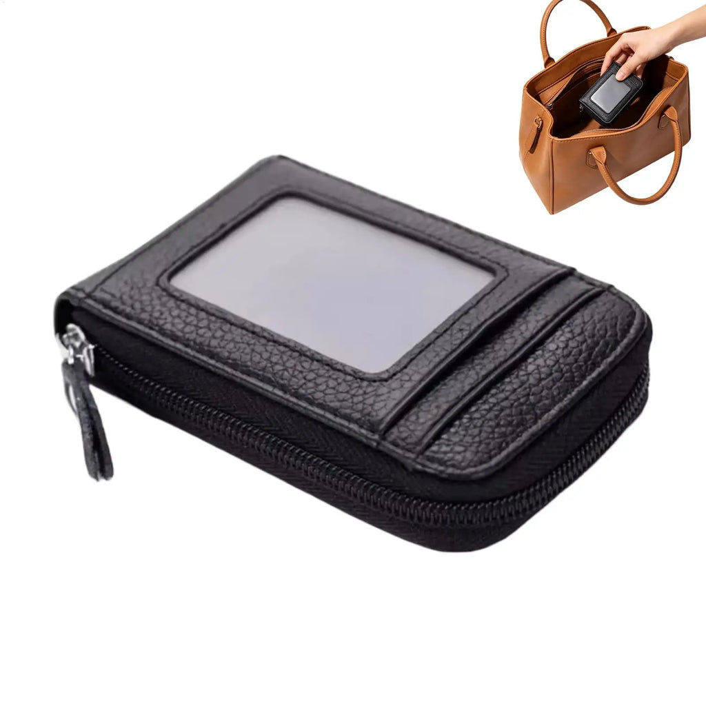 Accordion Zipper Wallet | Slim Nylon Card Holder – Unisex Accordion Card Wallet QXL