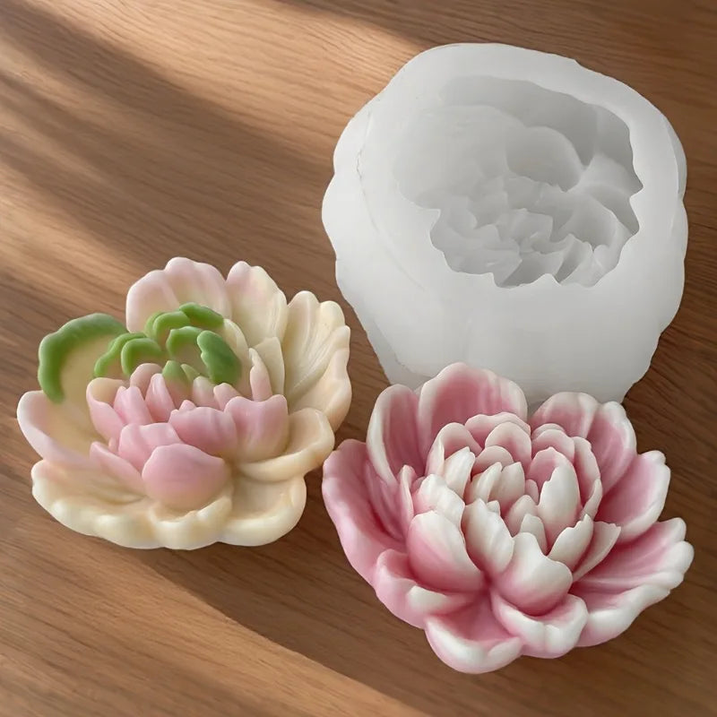 Floral Silicone Mold for Candles, Soap & Resin Crafts Silicone Craft Mold QXL