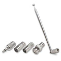 FM Telescopic Rod Antenna 5-Pc | 3.5mm & F-Type Adapters FM Radio Antenna QXL A2