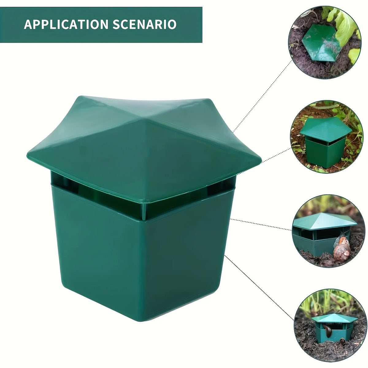 Garden Snail & Slug Traps – Chemical-Free 2 or 4 Pack Garden Pest Trap QXL