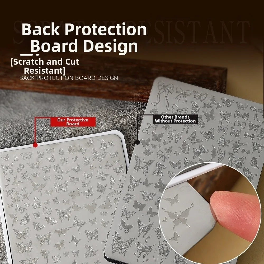 Nail Stamping Plates – Bowknot, Butterfly & Floral Designs Nail Stamping Plate QXL