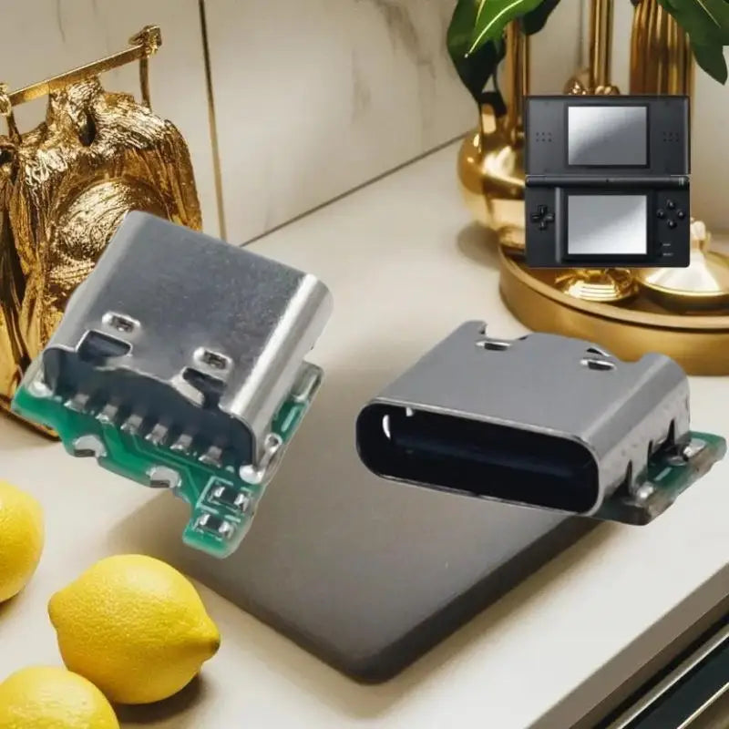 Nintendo DS Lite USB-C Charge Port Replacement | NDSL Mod Console Mod Part QXL