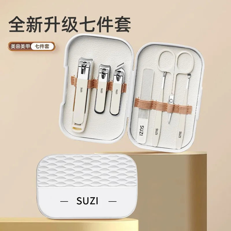 Anti-Splash Stainless Steel Nail Clipper Set | Finger & Toe Nail Clipper Set QXL