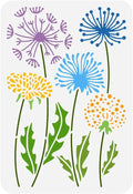 Dandelion Painting Stencil 8.3x11.7" Reusable PET Template Craft Painting Stencil QXL AECH04-14267