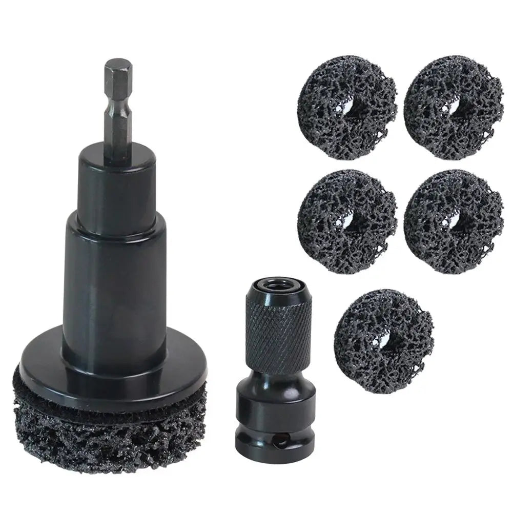 Wheel Hub Resurfacing Tool | 1/2" Hex Drive Brake Cleaner Wheel Hub Resurfacing Tool QXL B
