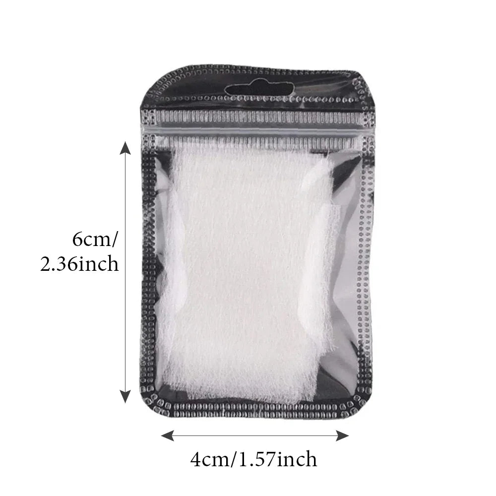 Silk Fiberglass Nail Extension Forms UV Gel Wrap | 10/20/50 Pcs Nail Extension Forms QXL
